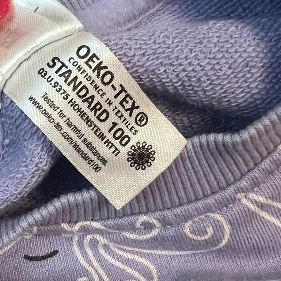 Hanna Andersson Print Balloon Sleeve French Terry Sweatshirt Size 120 6/7 - Picture 7 of 7